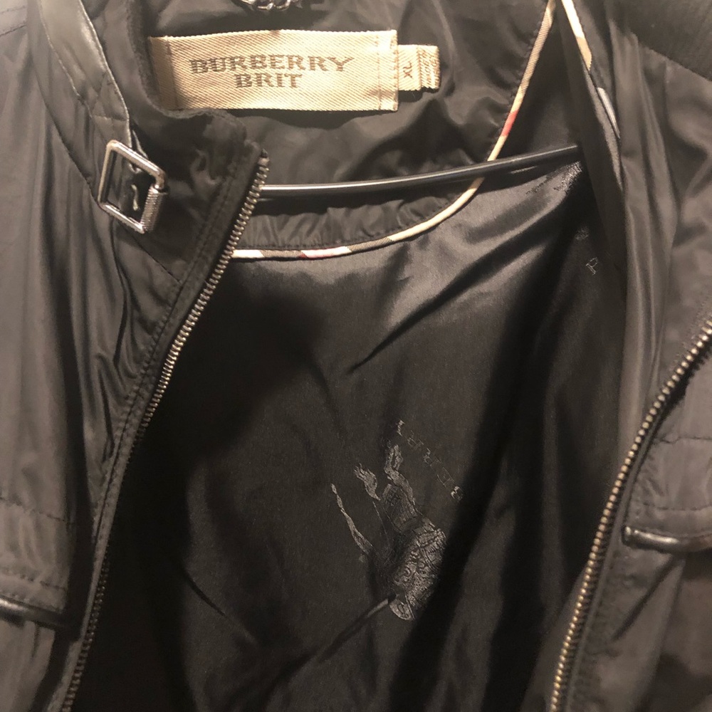Black Burberry Jacket